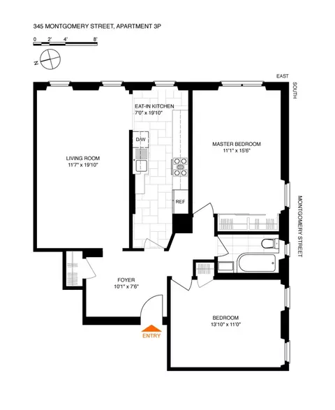 345 Montgomery St #3P, Brooklyn, NY 11225
