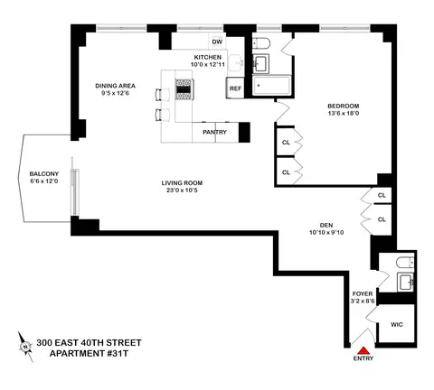300 E 40th St #31T, New York, NY 10016