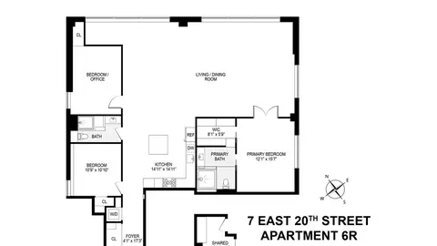 7 E 20th St #6R, New York City, NY 10003