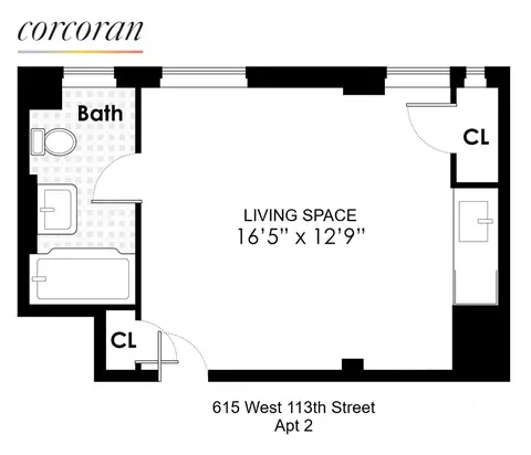 615 W 113th St #2, New York, NY 10025