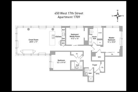 450 W 17th St #1709, New York, NY 10011