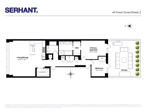 45 Great Jones St #2, New York, NY 10012