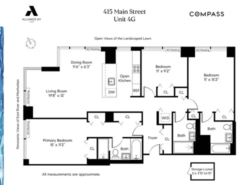 415 Main St #4G, New York, NY 10044