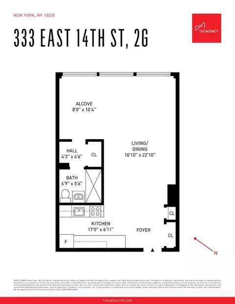 333 E 14th St #2G, New York, NY 10003