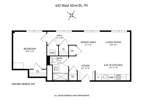 432 W 52nd St #7H, New York, NY 10019