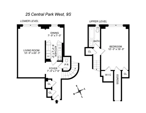 25 Central Park W #9S, New York, NY 10023