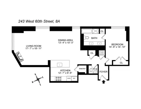 243 W 60th St #8A, New York, NY 10023