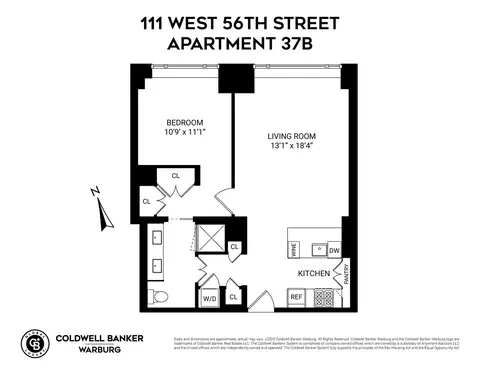 111 W 56th St #37B, New York, NY 10019