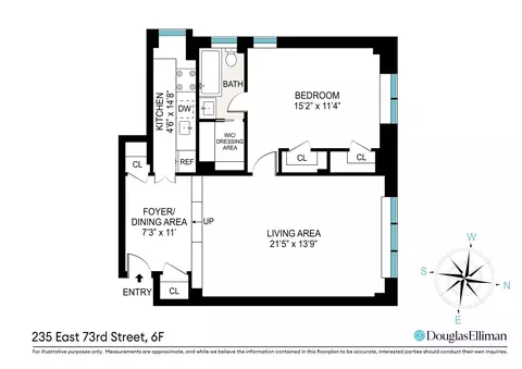 235 E 73rd St #6F, New York, NY 10021