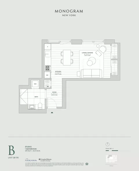 135 E 47th St #15B, New York, NY 10017