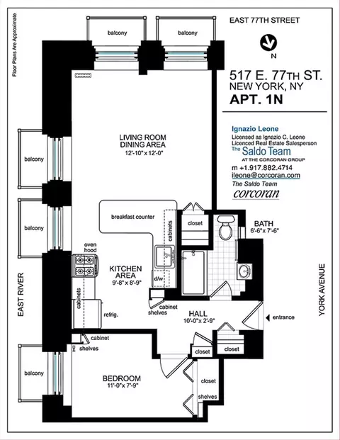 517 E 77th St #1N, New York, NY 10075