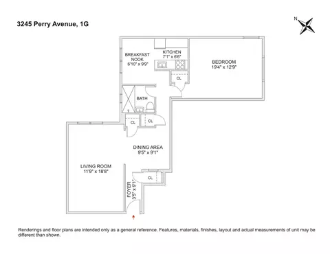 3245 Perry Ave #1G, New York City, NY 10467