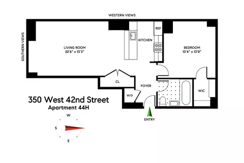 350 W 42nd St #44H, New York, NY 10036
