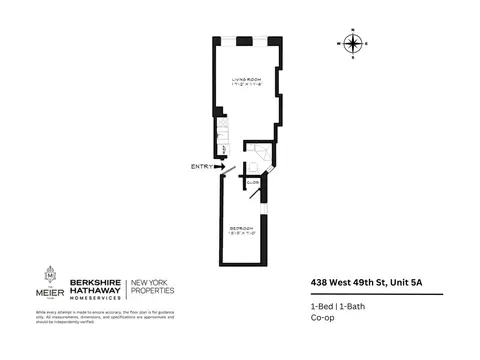 438 W 49th St #5A, New York, NY 10019