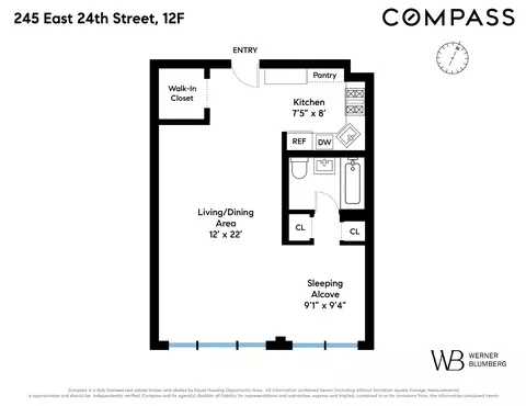 245 E 24th St #12F, New York, NY 10010