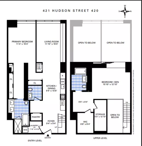421 Hudson St #420, New York, NY 10014