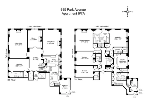 895 Park Ave #6/7A, New York, NY 10075
