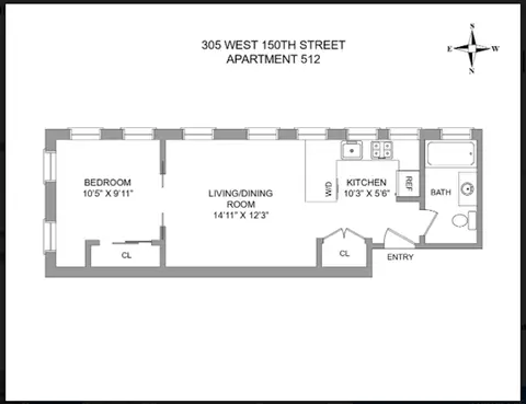 305 W 150th St #512, New York, NY 10039