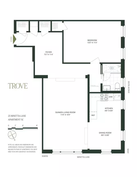 25 Minetta Ln #5C, New York, NY 10012
