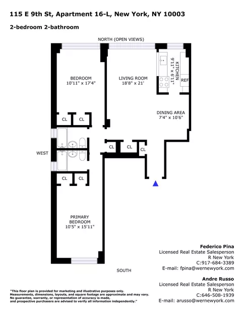 115 E 9th St #16-L, New York, NY 10003