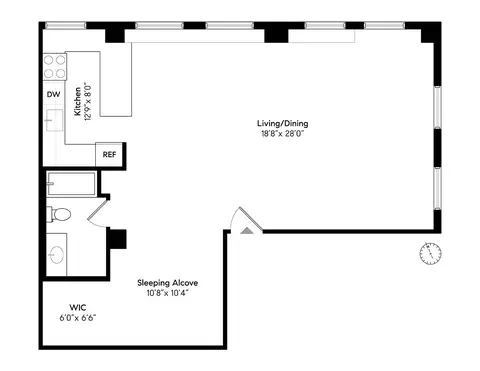 348 W 38th St #9E, New York, NY 10018
