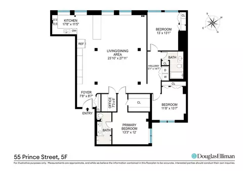 55 Prince St #PHF, New York, NY 10012