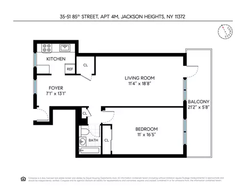 35-51 85th St #4M, New York City, NY 11372