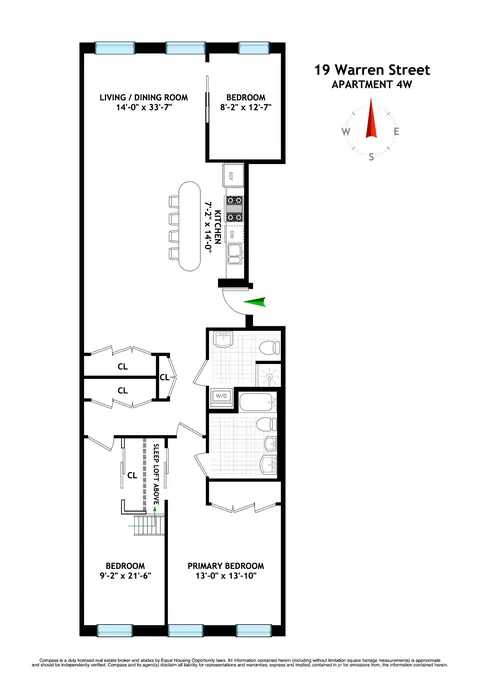 19 Warren St #4W, New York, NY 10007