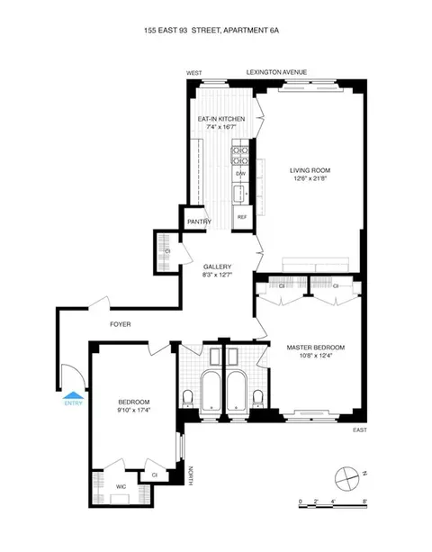 155 E 93rd St #6A, New York, NY 10128