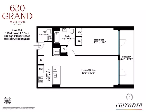 630 Grand Ave #305, Brooklyn, NY 11238