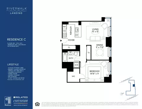 425 Main St #14C, New York, NY 10044