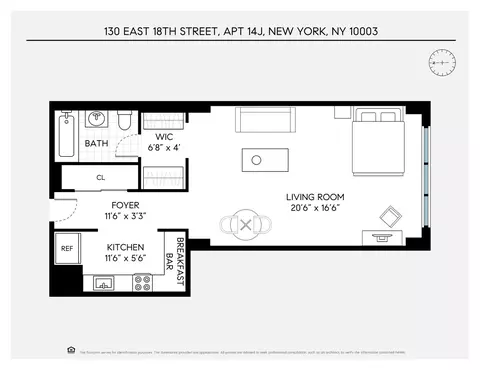 130 E 18th St #14J, New York, NY 10003
