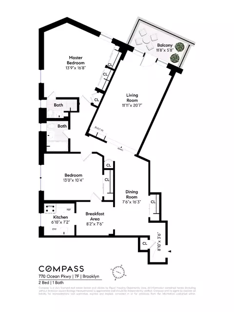 770 Ocean Pkwy #6F, Brooklyn, NY 11230
