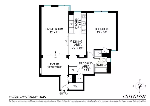 35-24 78th St #A49, Jackson Heights, NY 11372