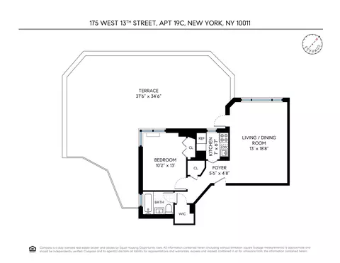 175 W 13th St #19C, New York, NY 10011
