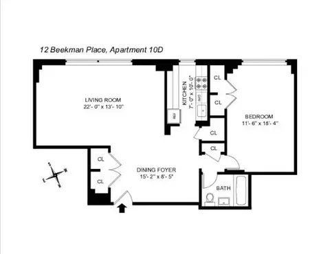 12 Beekman Pl #10D, New York, NY 10022