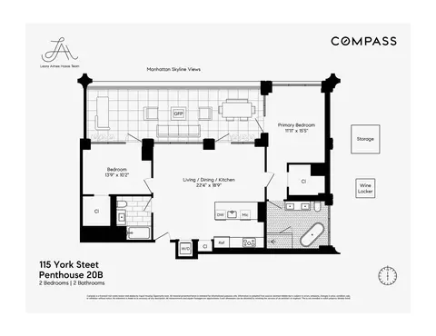 115 York St #PH20B, Brooklyn, NY 11201