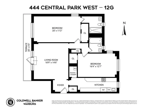444 Central Park W #12G, New York, NY 10025