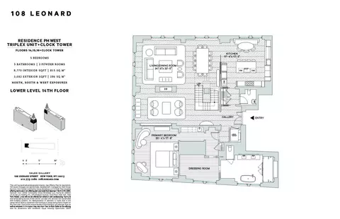 108 Leonard St #PHW, New York, NY 10013