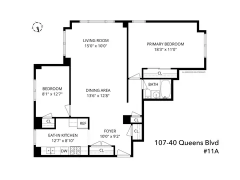 107-40 Queens Blvd #11A, New York City, NY 11375