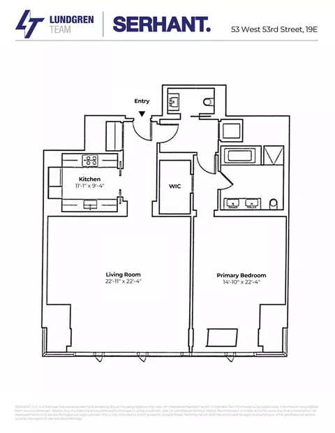 53 W 53rd St #19E, New York, NY 10019