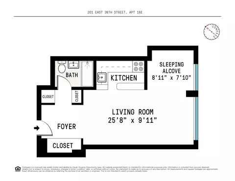 201 E 36th St #16E, New York, NY 10016