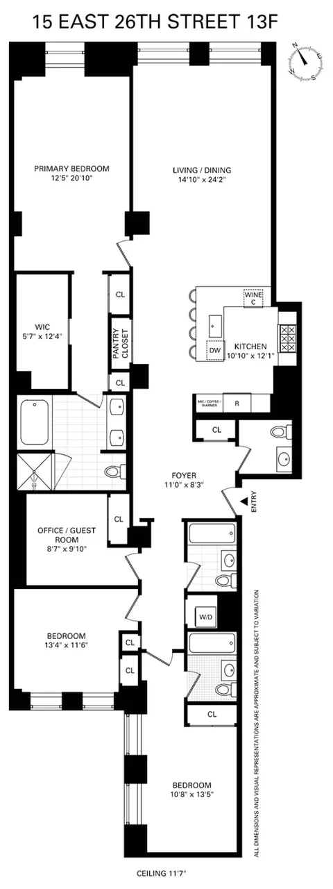 15 E 26th St #13F, New York, NY 10010
