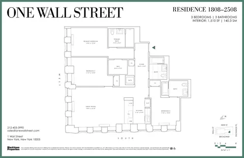 1 Wall St #2308, New York, NY 10005