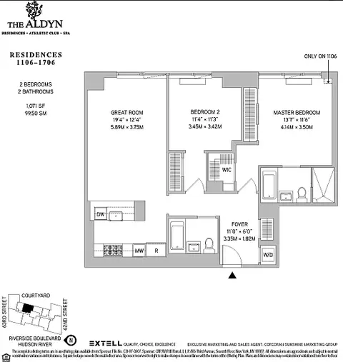 60 Riverside Blvd #1106, New York, NY 10069