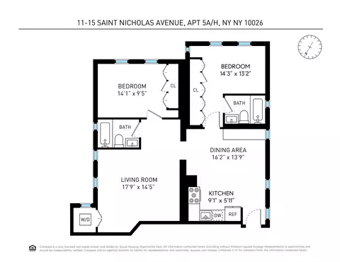 11 St Nicholas Ave #5A/5H, New York, NY 10026