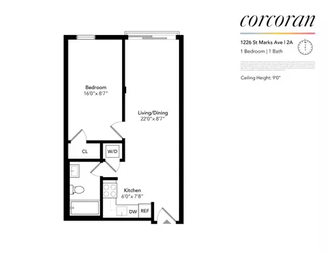 1226 St Marks Ave #2A, Brooklyn, NY 11213