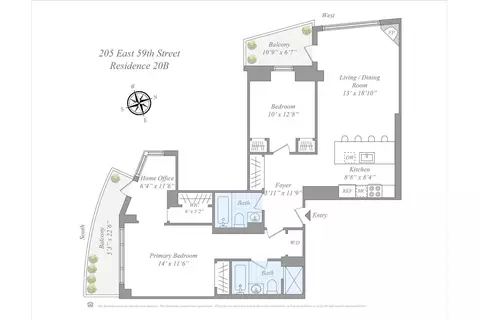 205 E 59th St #20B, New York, NY 10022