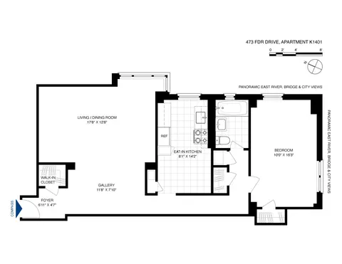 473 Fdr Dr #K1401, New York, NY 10002