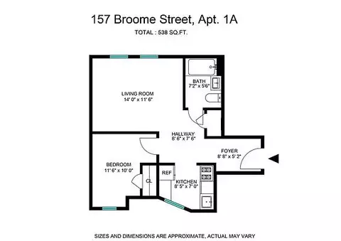 157 Broome St #1-A, New York, NY 10002